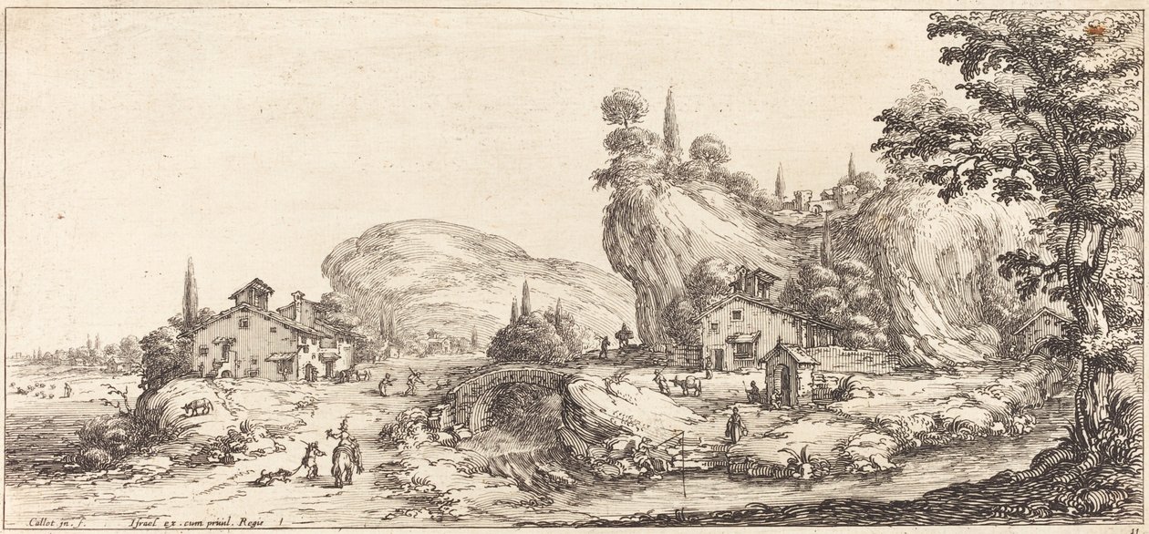 Heimkehr von der Jagd, wahrscheinlich um 1630 von Jacques Callot