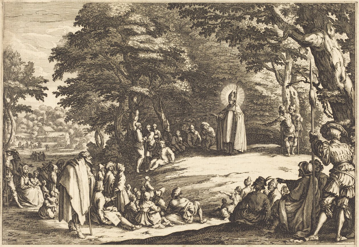Saint Amond von Jacques Callot