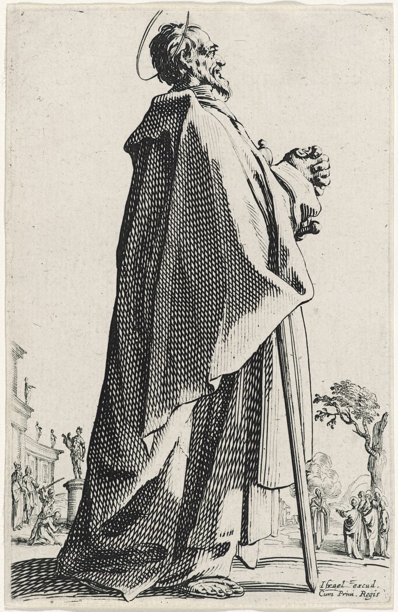Heiliger Matthäus aus Les Grands Apôtres, 1631 von Jacques Callot