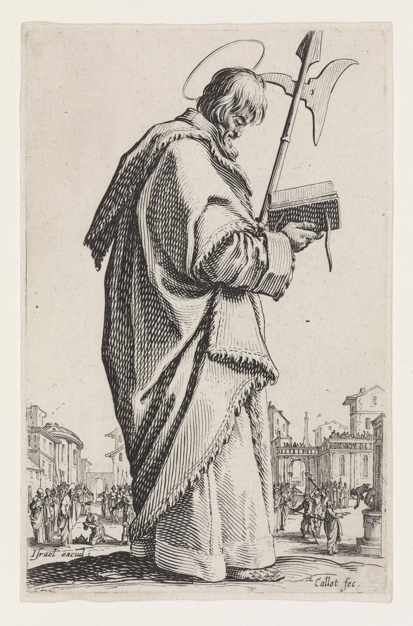 Heiliger Matthias aus Les Grands Apôtres, 1631 von Jacques Callot