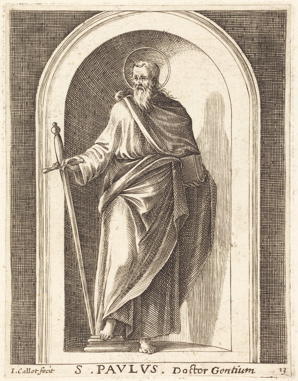 Der heilige Paulus von Jacques Callot