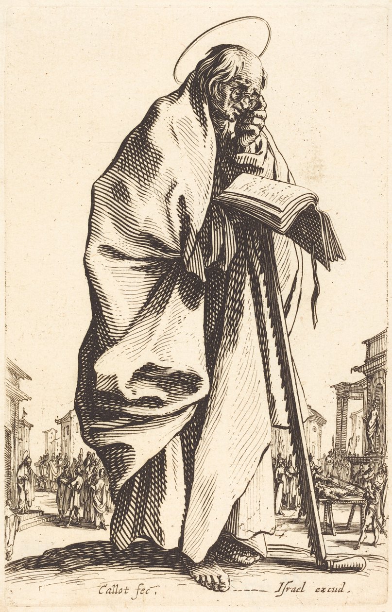 Der heilige Simon von Jacques Callot