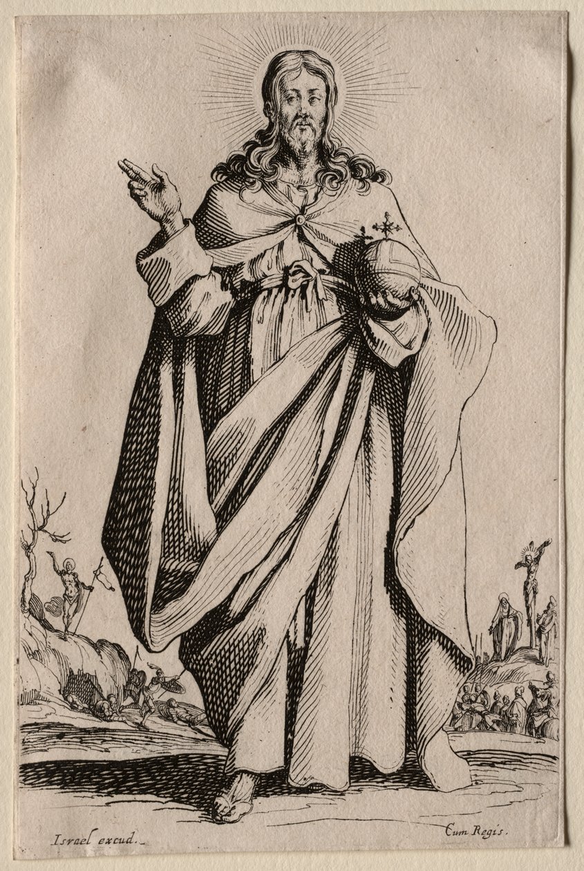 Salvatoris Beatae Mariae Virginis Sanctorum Apostolorum Icones / Les Grands Apôtres: Der Erlöser von Jacques Callot