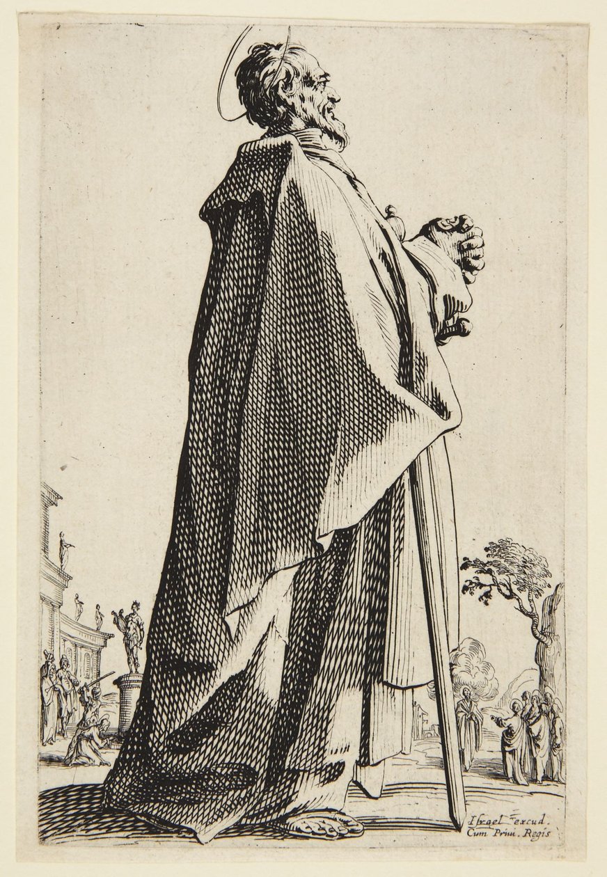 Der heilige Matthäus von Jacques Callot