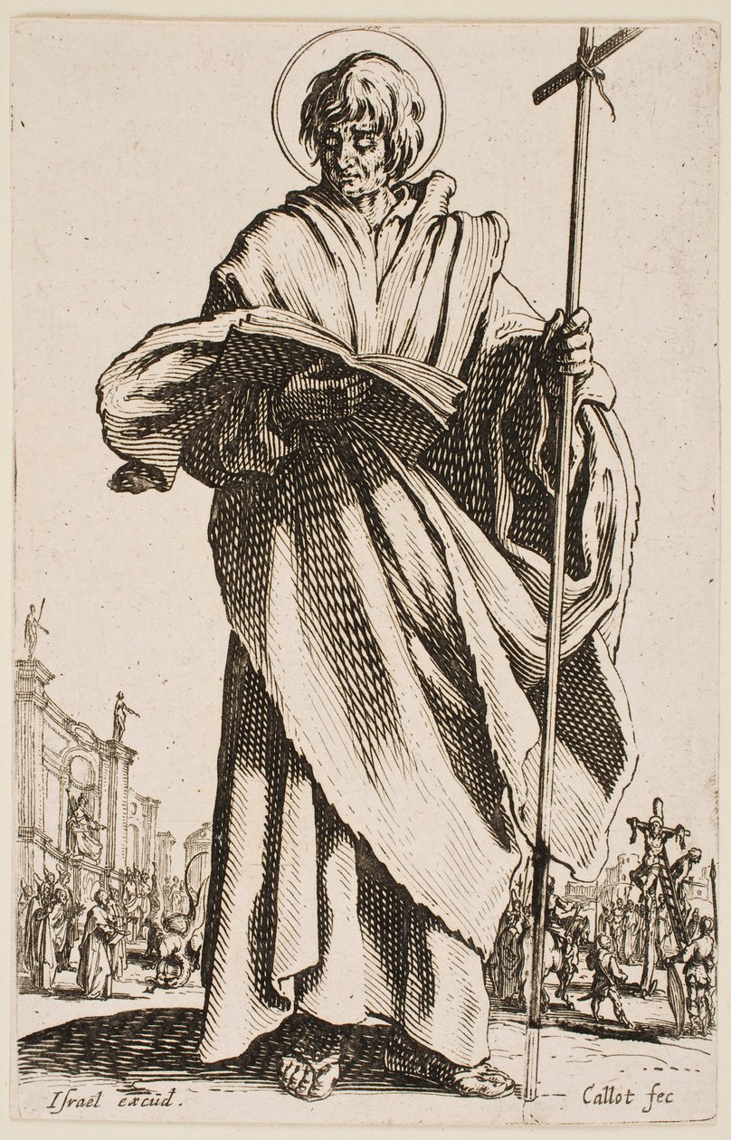 Hl. Philippus, aus der Folge „Die großen Apostel“ von Jacques Callot