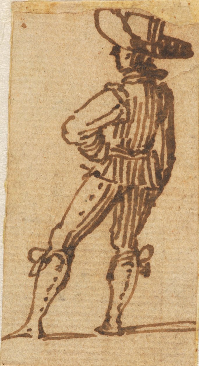 Stehender Mann von Jacques Callot