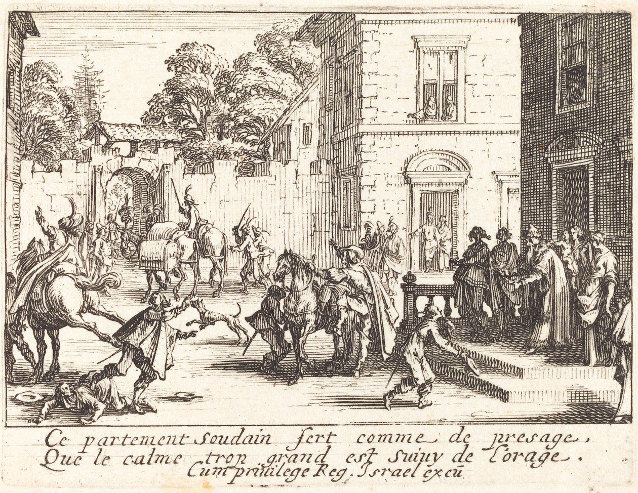 Die Abreise von Jacques Callot