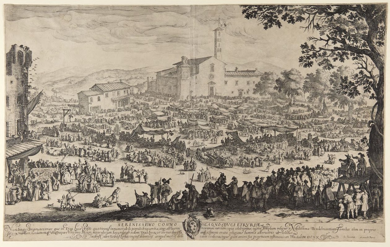 Der Jahrmarkt von Impruneta von Jacques Callot