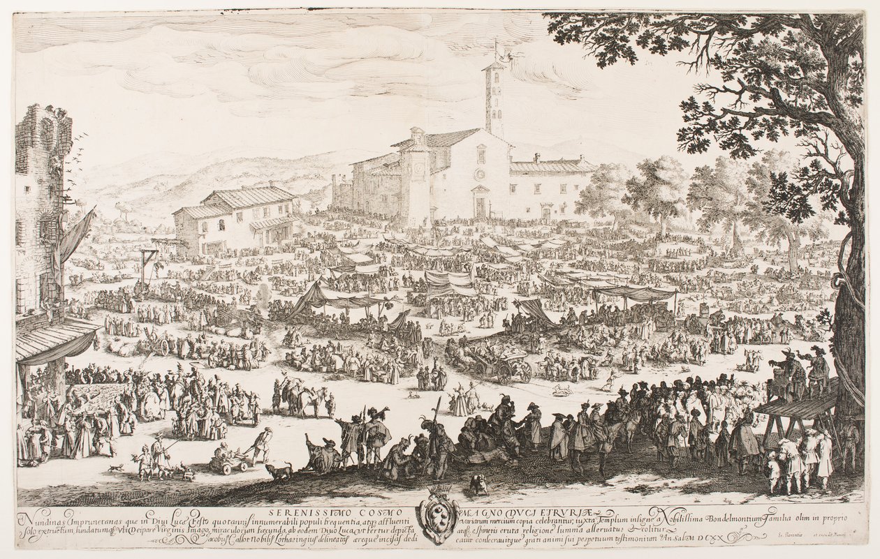 Der Jahrmarkt von L’Impruneta von Jacques Callot