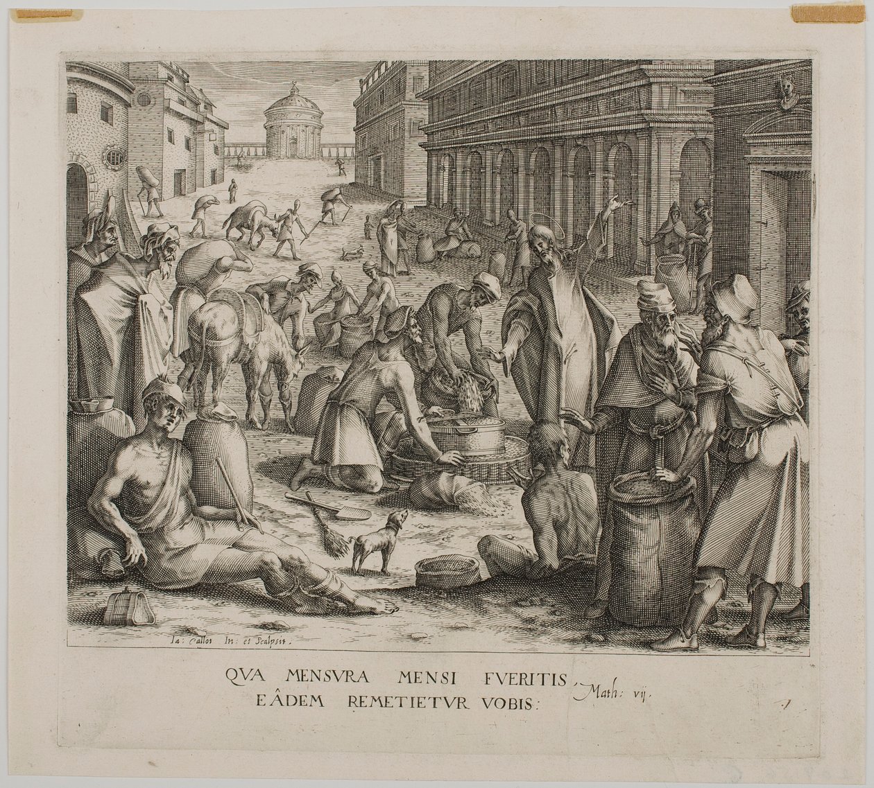 Die Kornmesser von Jacques Callot