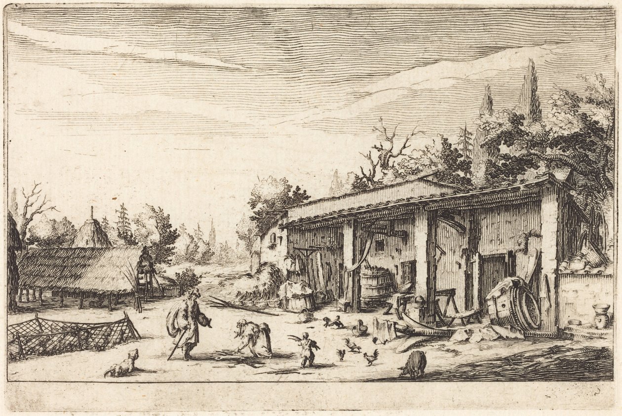Der kleine Bauernhof von Jacques Callot