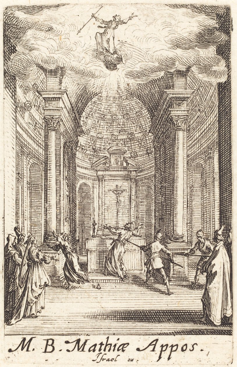 Das Martyrium des heiligen Matthias von Jacques Callot