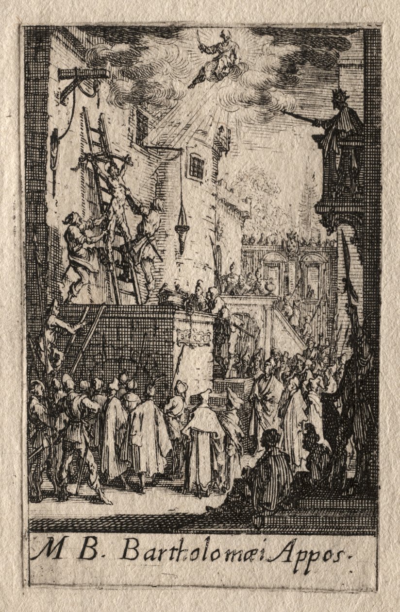 Das Martyrium der Apostel: St. Bartholomäus von Jacques Callot