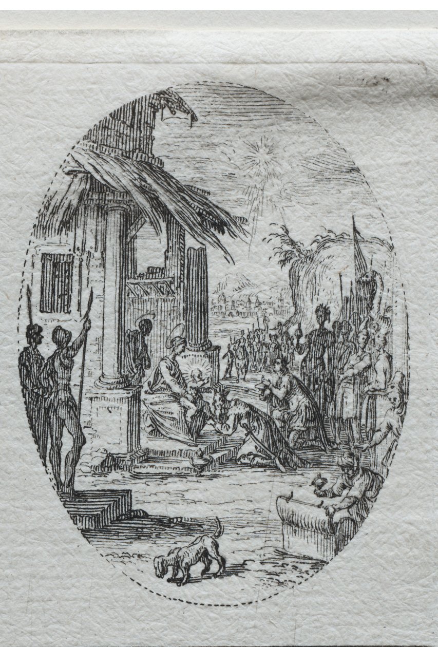 Die Geheimnisse der Passion: Die Anbetung der Könige von Jacques Callot