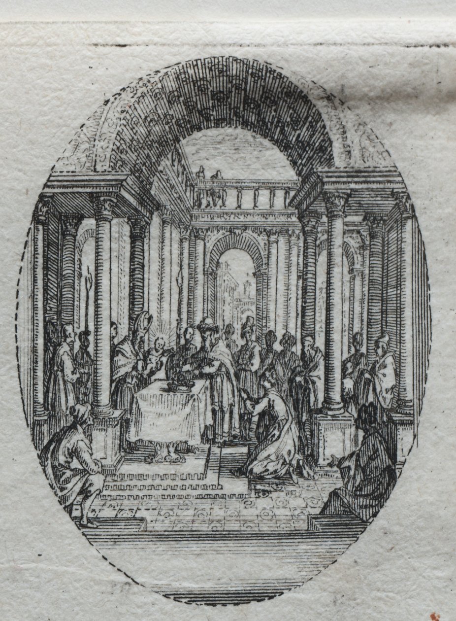 Die Geheimnisse der Passion: Die Darstellung im Tempel von Jacques Callot
