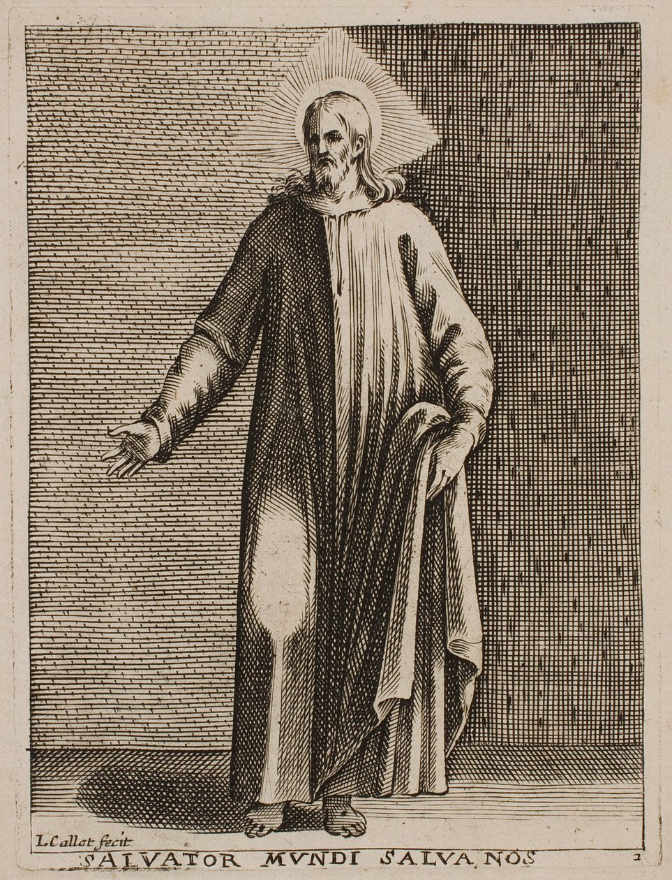 Der Retter der Welt, aus der Serie „Bilder von Rom“ von Jacques Callot