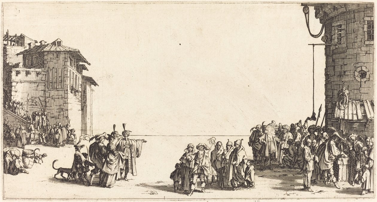 Der Sklavenmarkt von Jacques Callot