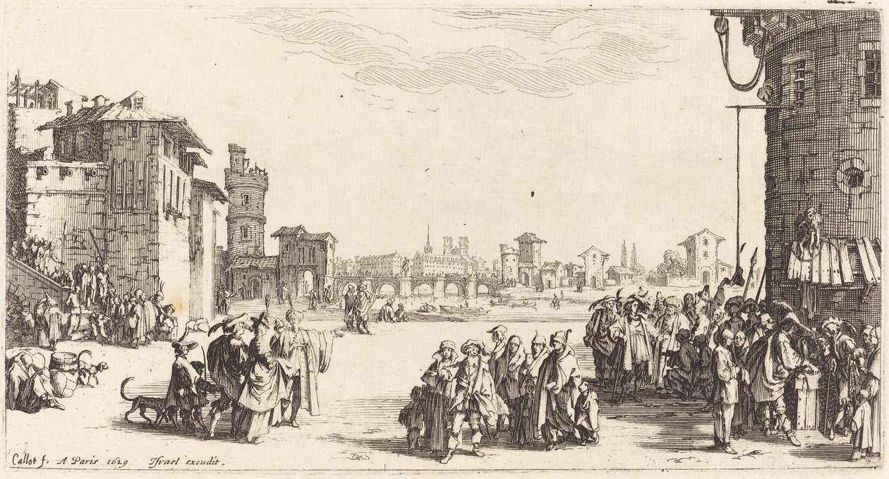 Der Sklavenmarkt von Jacques Callot