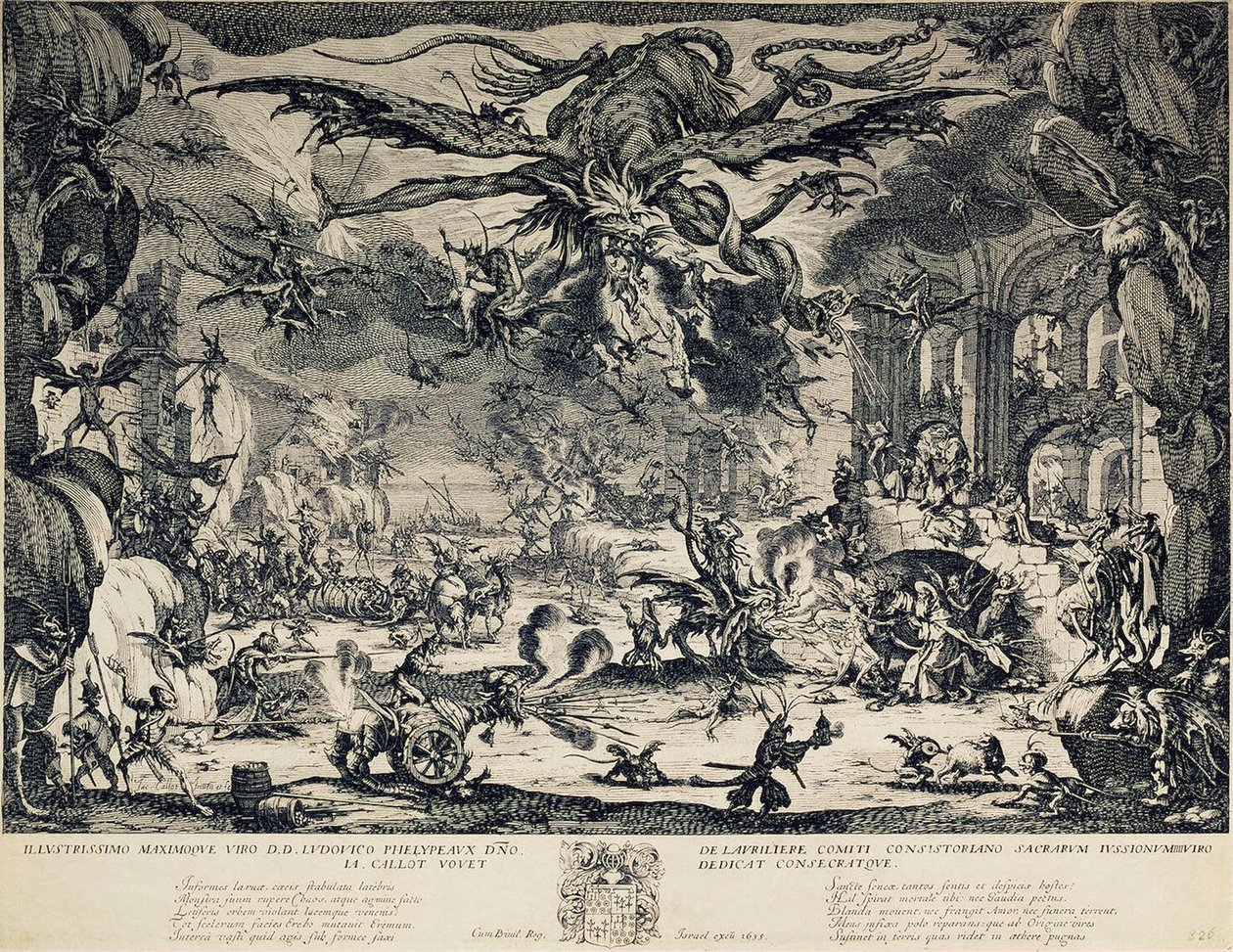 Die Versuchung des heiligen Antonius von Jacques Callot