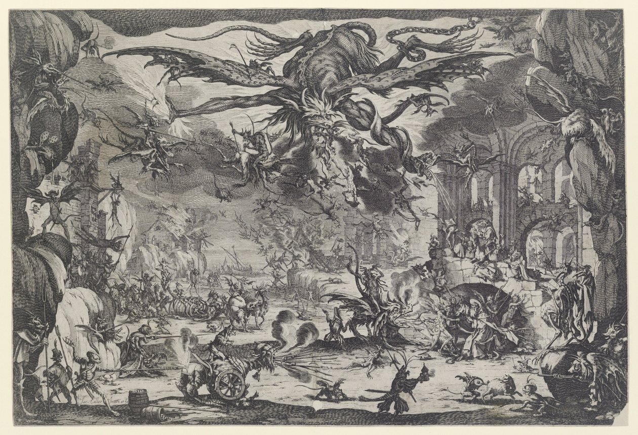 Die Versuchung des heiligen Antonius von Jacques Callot
