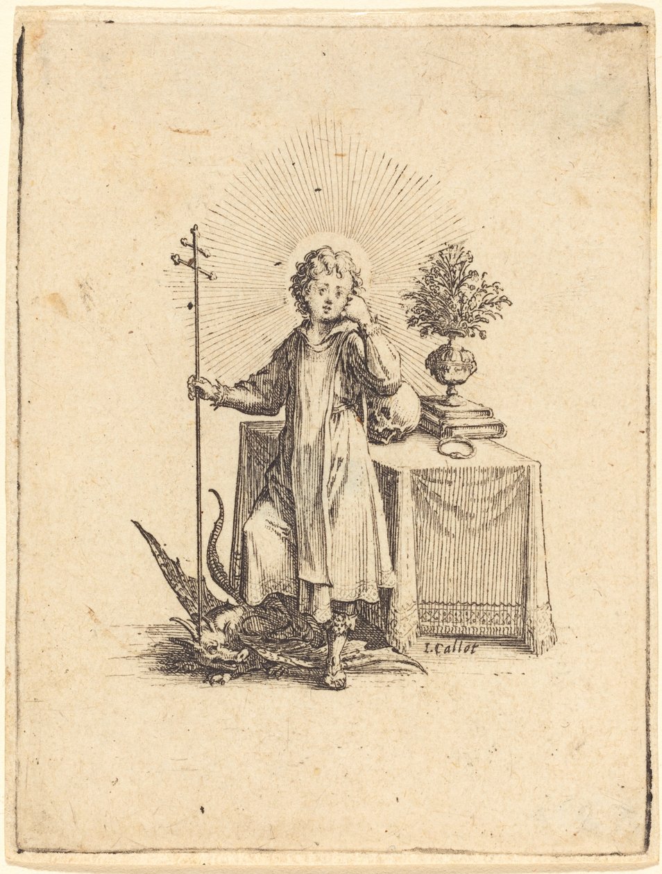Der junge Jesus von Jacques Callot