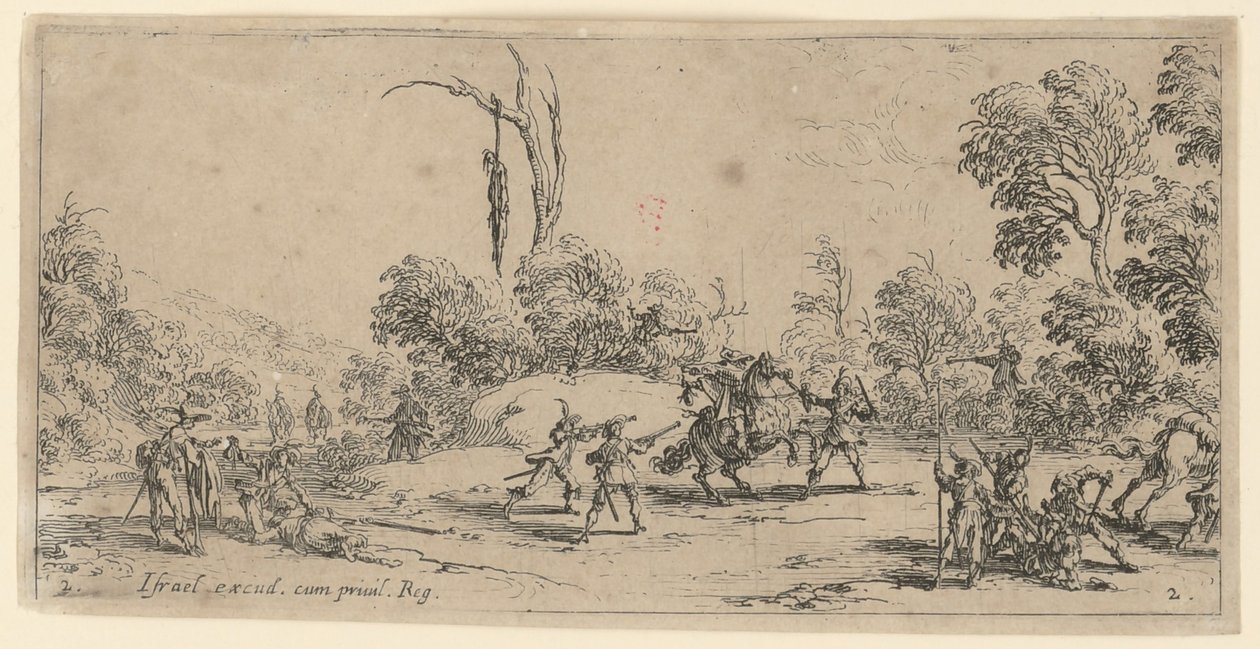 Überfall von Jacques Callot