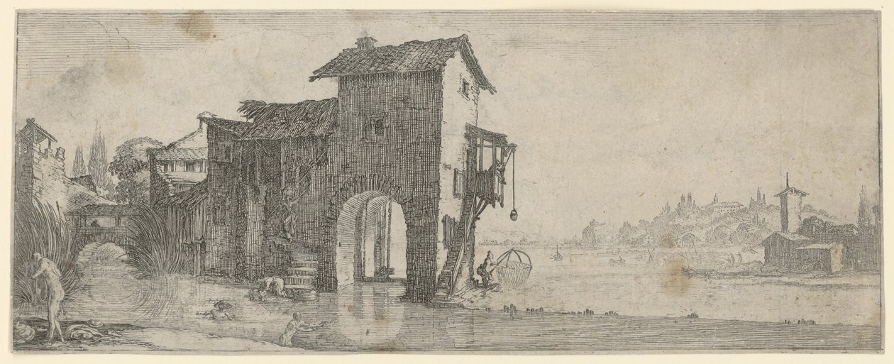Wassermühle von Jacques Callot