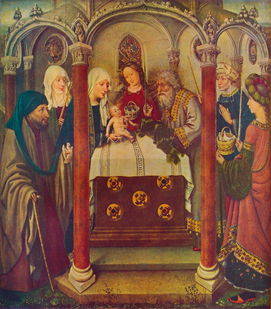 Die Darstellung Christi im Tempel von Jacques Daret