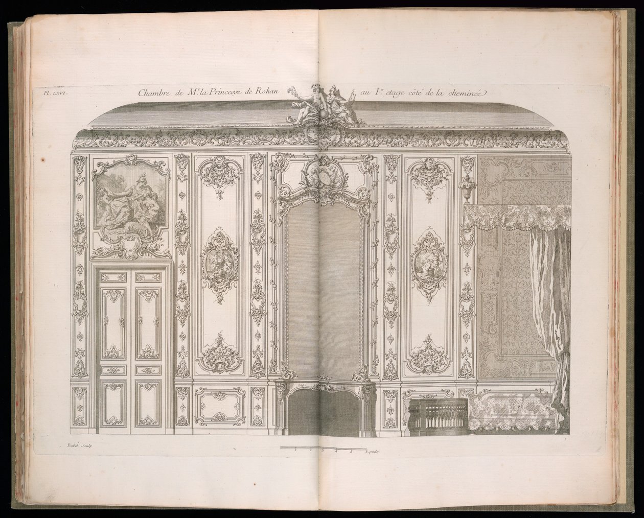 Gebundener Druck (Frankreich) von Jacques François Blondel