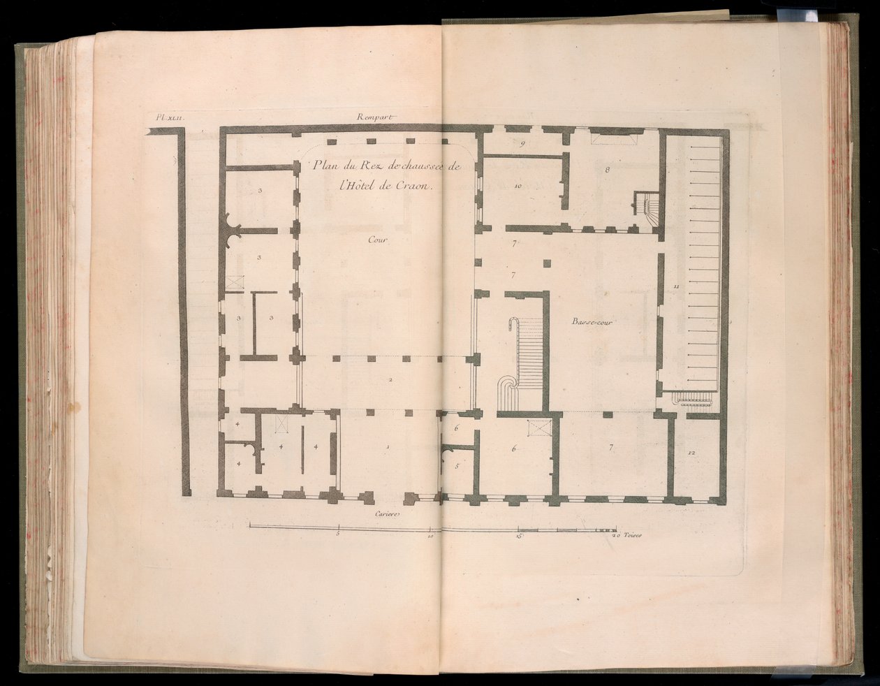 Gebundener Druck (Frankreich) von Jacques François Blondel