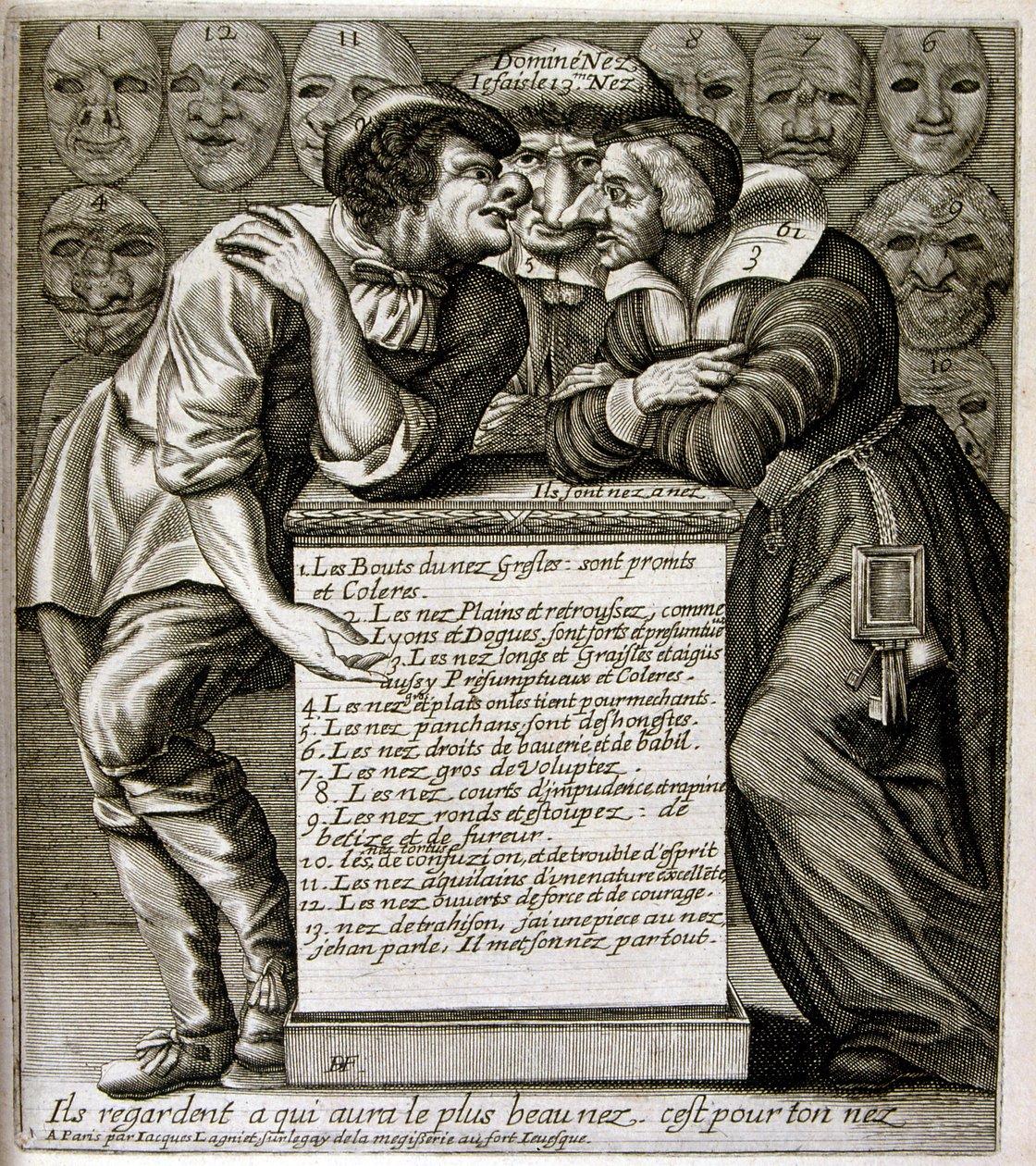 Ausgabe von Fabeln von Jean de La Fontaine (Gravur) von Jacques Lagniet