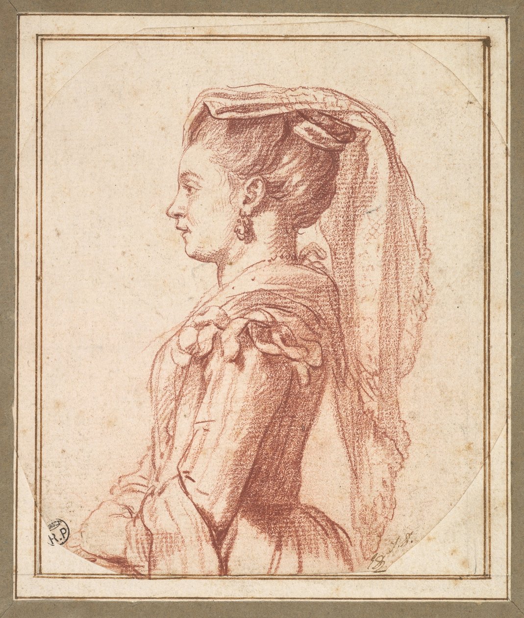 Eine junge Frau aus Frascati von Jacques Louis David