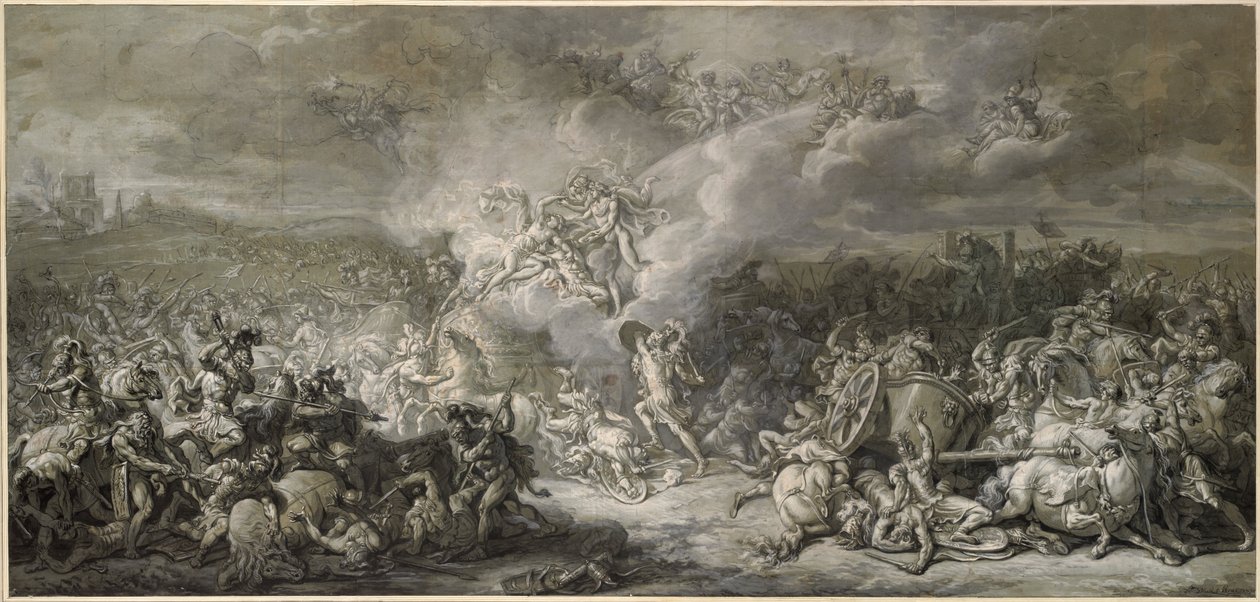 Les Combats de Diomède von Jacques Louis David