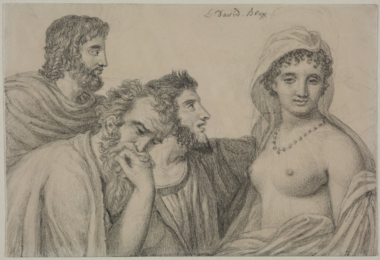 Phryne vor ihren Richtern von Jacques Louis David