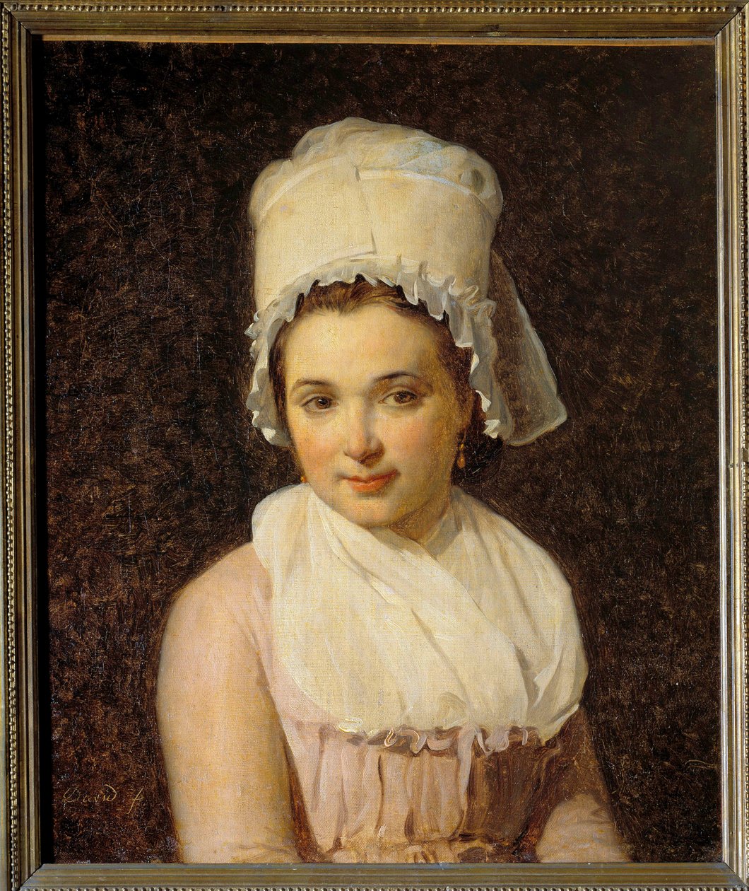 Porträt von Catherine Marie Tallard (1772-1825), Ehefrau von Francois Lamy, Bürgermeister von Sougeres in der Yonne von Jacques Louis David