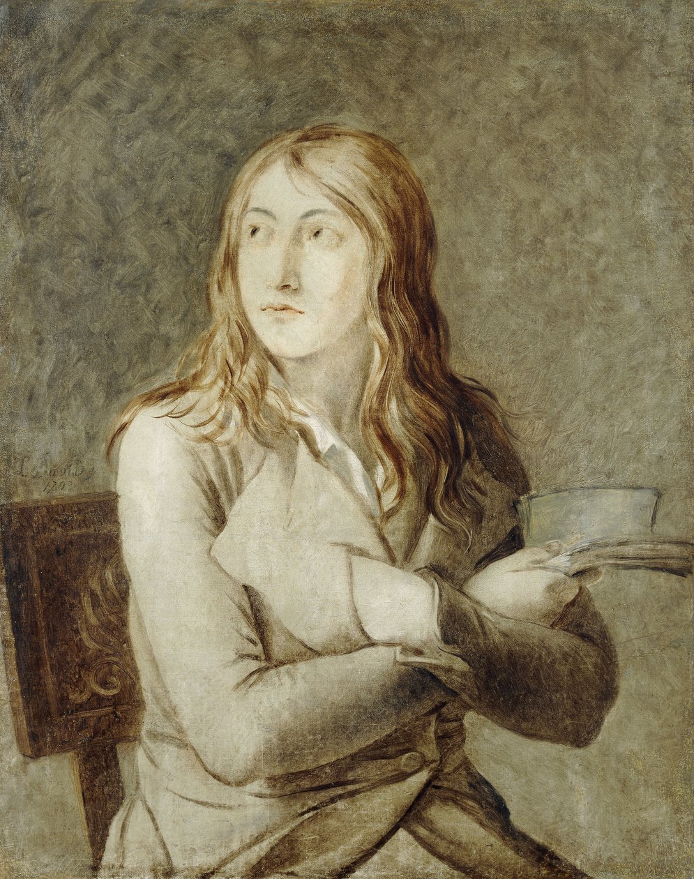 Porträt eines jungen Mannes von Jacques Louis David