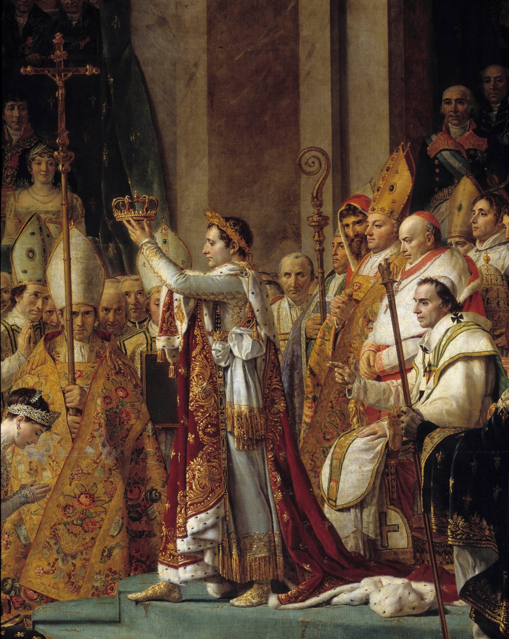 Der Ritus Napoleons (Detail) von Jacques Louis David