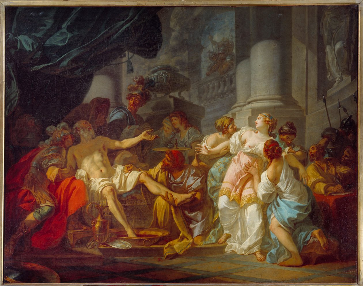 Der Tod des Seneca von Jacques Louis David