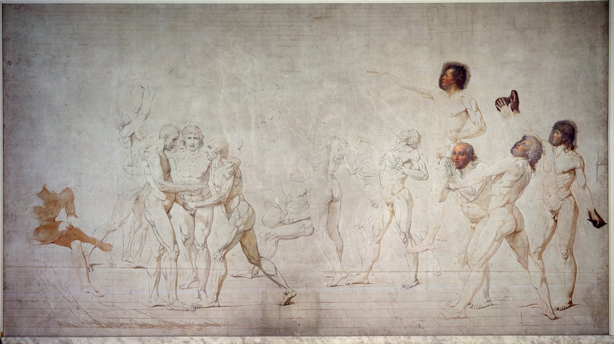Der Eid des Ballhauses (20. Juni) von Jacques Louis David