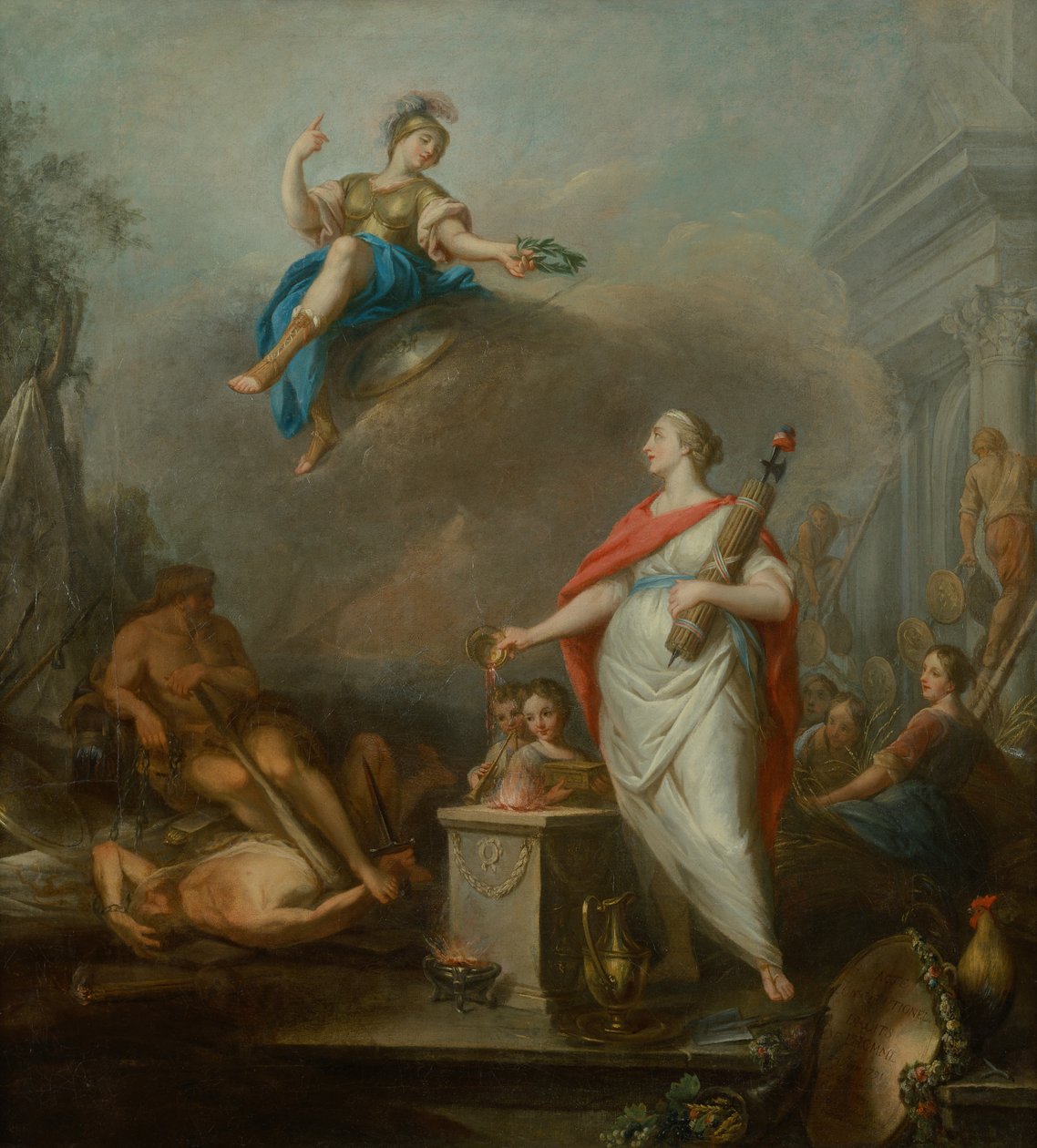 Allegorie der Revolution von 1789 von Jacques Wilbaut