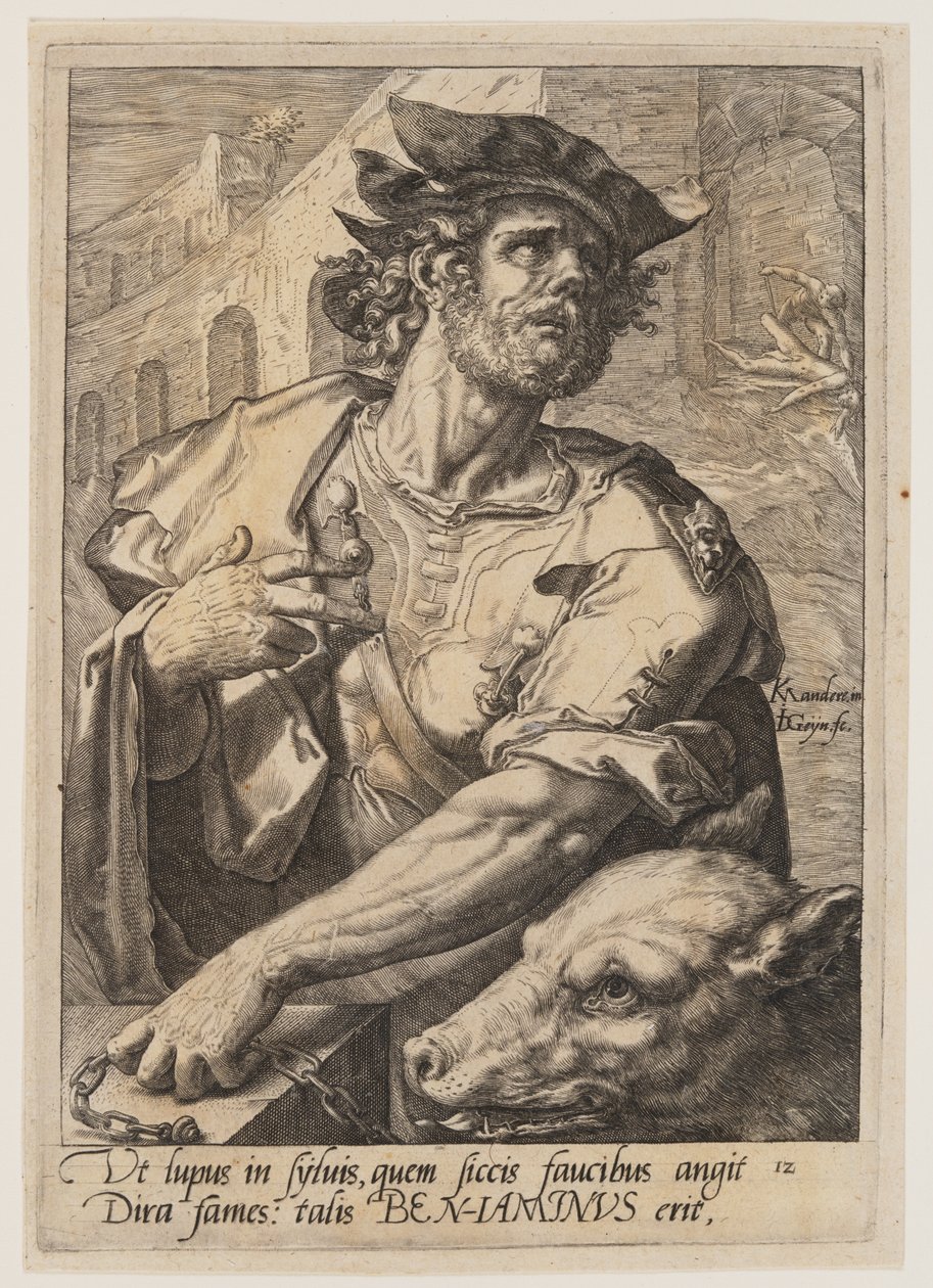 Benjamin, aus Die zwölf Söhne Jakobs von Jacques de Gheyn II