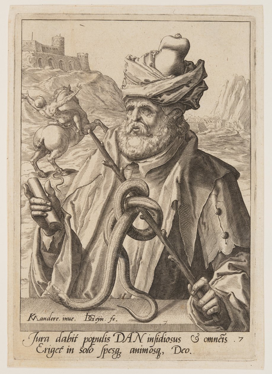Dan, aus Die zwölf Söhne Jakobs von Jacques de Gheyn II