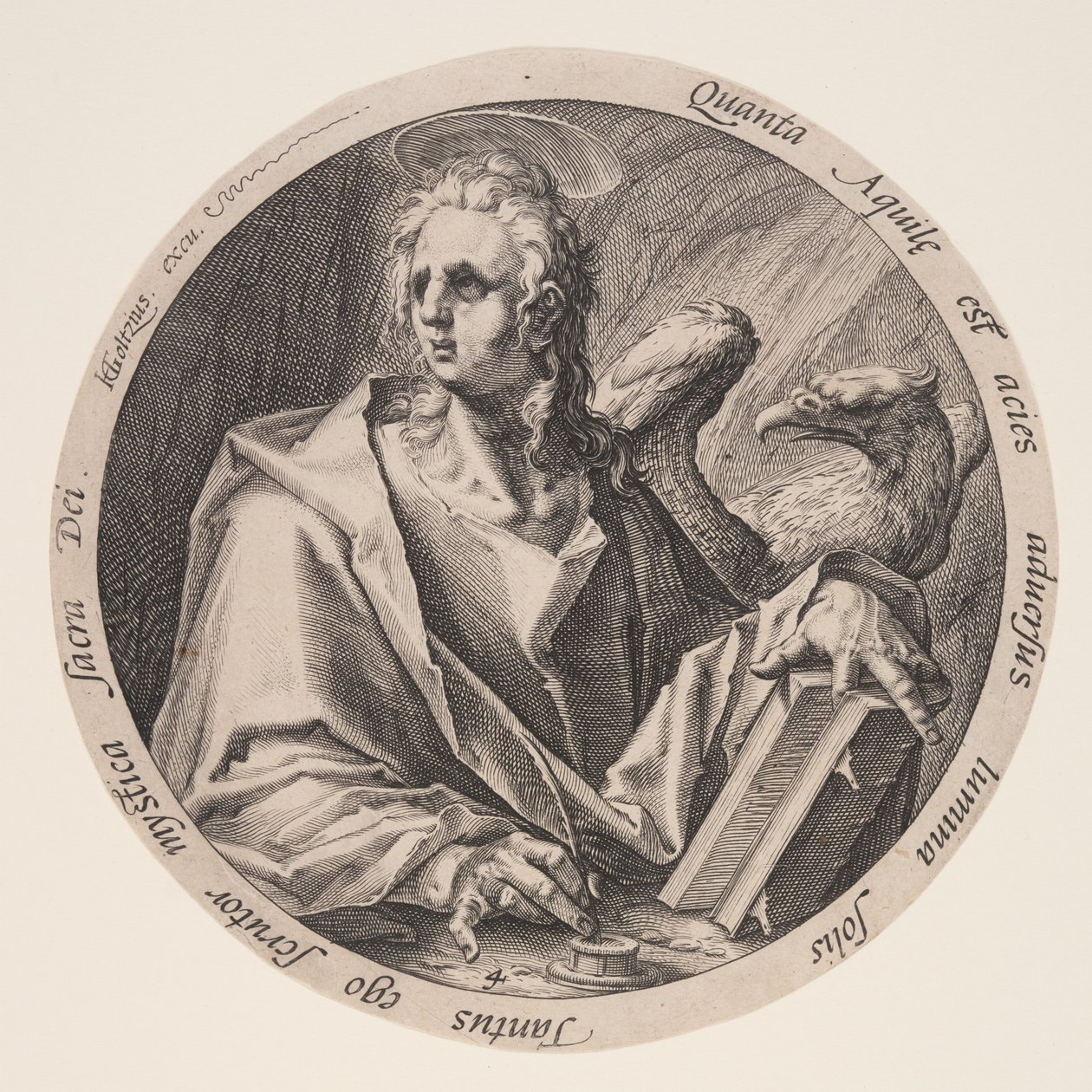 Johannes, aus Die Evangelisten von Jacques de Gheyn II