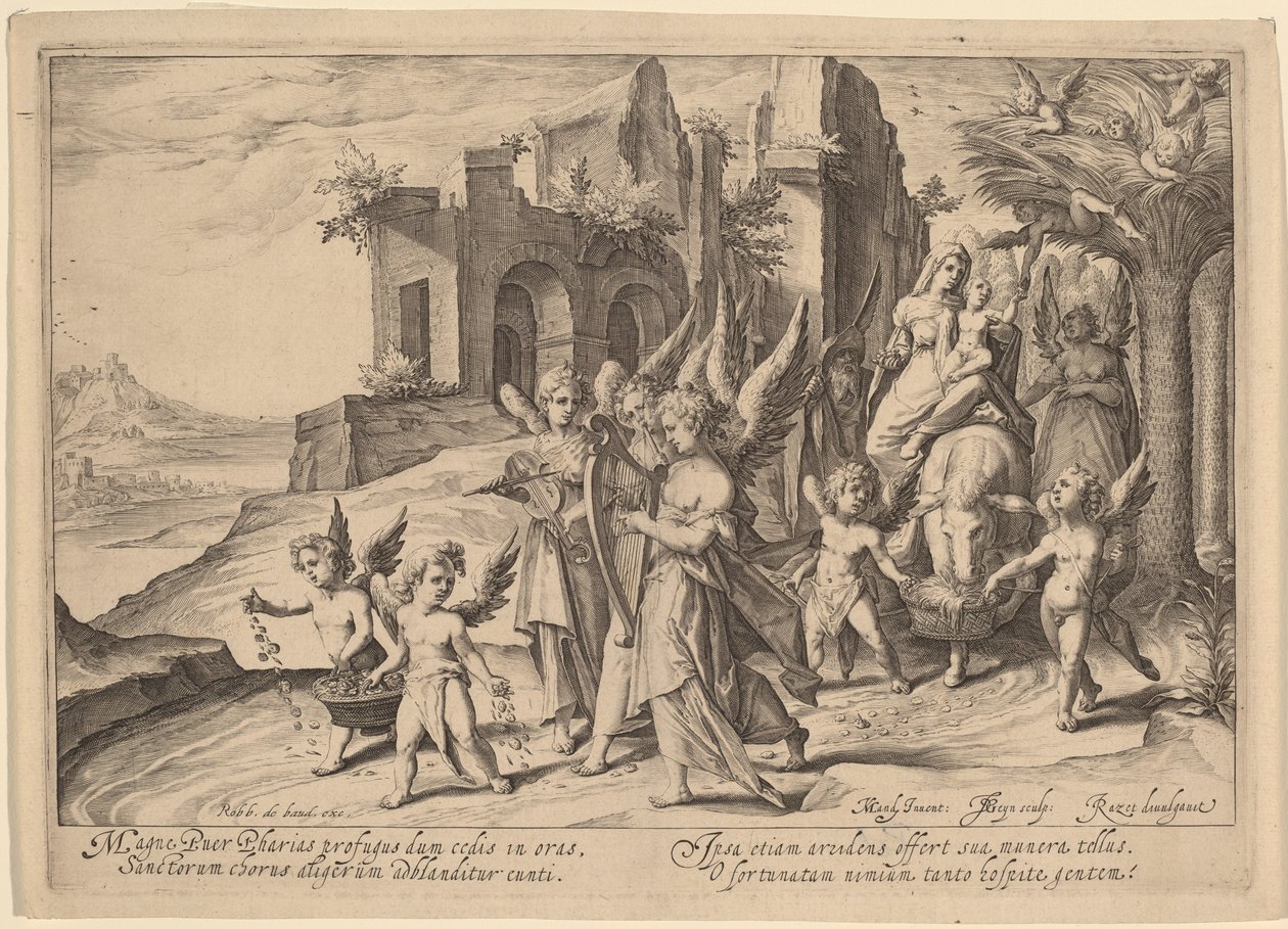 Rückkehr aus der Flucht nach Ägypten von Jacques de Gheyn II, after Karel van Mander I