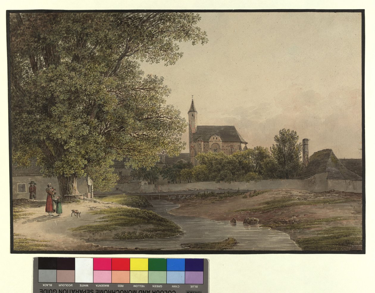 Die Spitalskirche in Mödling von Jakob Alt