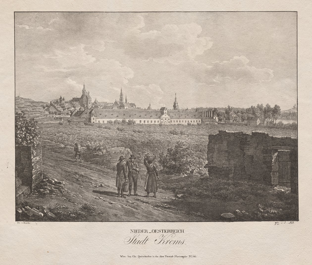 Niederösterreich, Stadt Krems von Jakob Alt