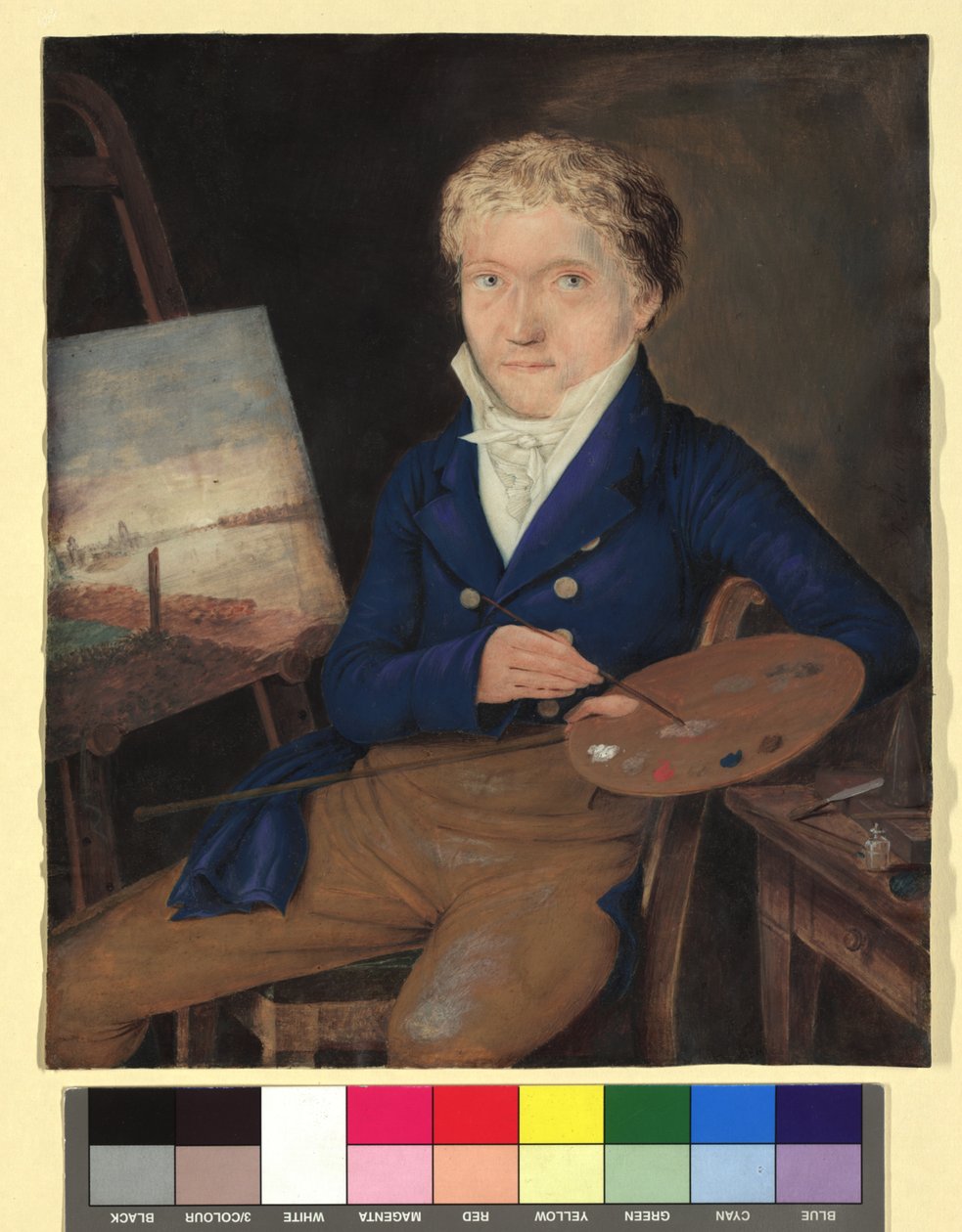 Selbstporträt Jakob Alt von Jakob Alt
