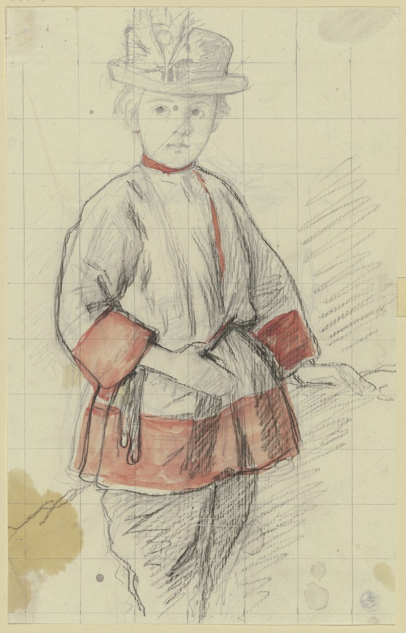 Junge mit den roten Ärmeln von Jakob Becker