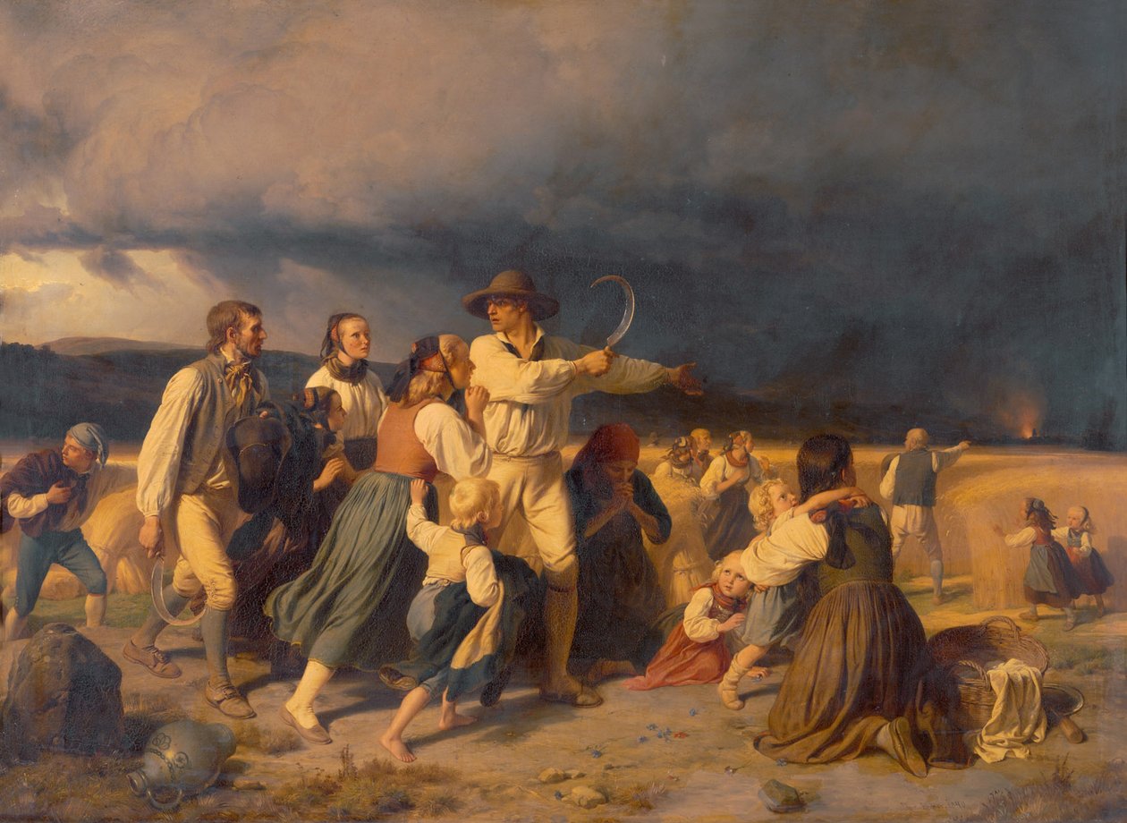 Das Gewitter von Jakob Becker