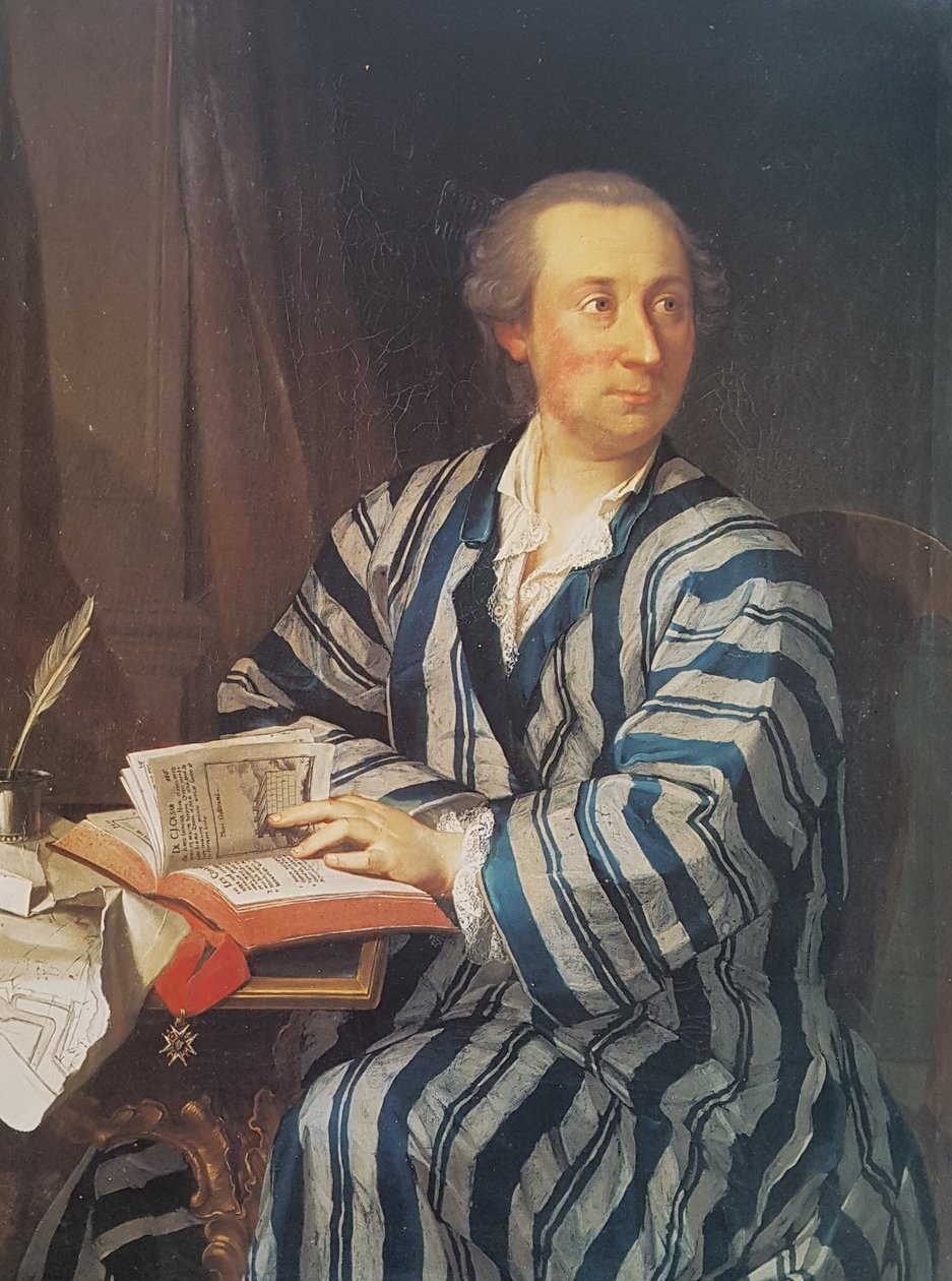 Bildnis Samuel Isaak Emanuel Gross (1732-1763), Offizier in der Schweizergarde von Jakob Emanuel Handmann